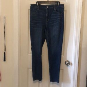 American eagle super high rise jegging size 14R
